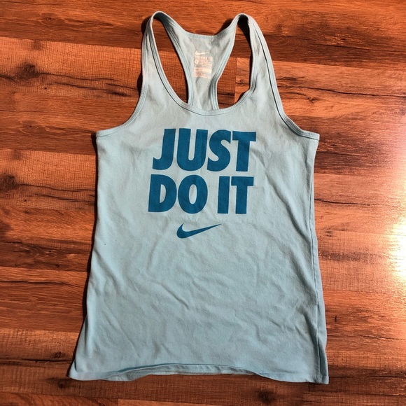 Nike Tops - Women’s Nike Dri-Fit baby blue tank top size small